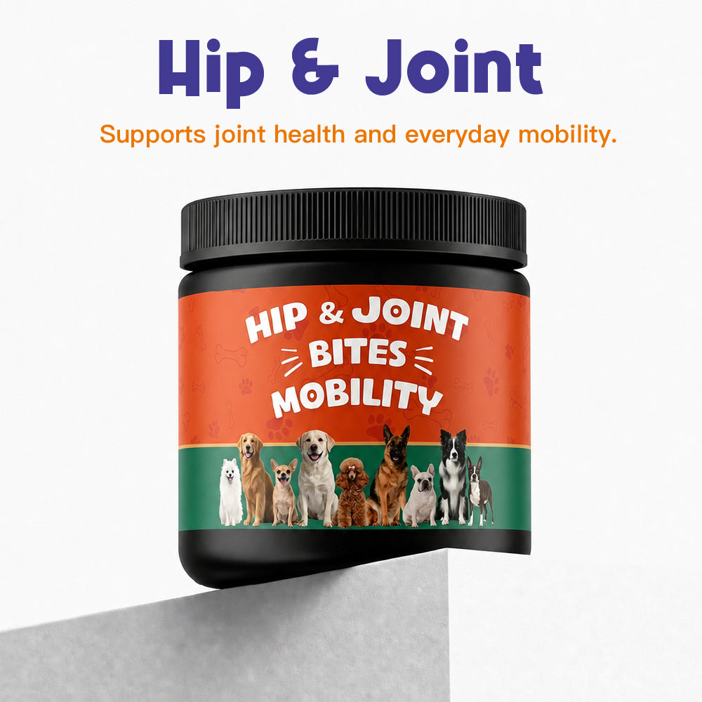 Hip & Joint Supports joint health and everyday mobility. Glucosamine | Chondroitin | MSM 100 Soft Chews For Dogs