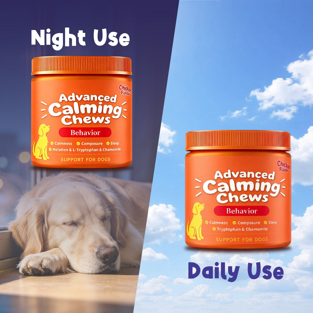 Calming Support Supports calm behavior during occasional everyday stress. Travel | Visitors | Changes in Routine 100 Soft Chews For Dogs