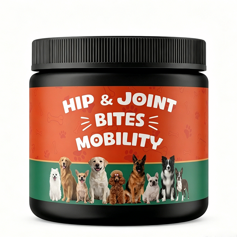 Hip & Joint Supports joint health and everyday mobility. Glucosamine | Chondroitin | MSM 100 Soft Chews For Dogs
